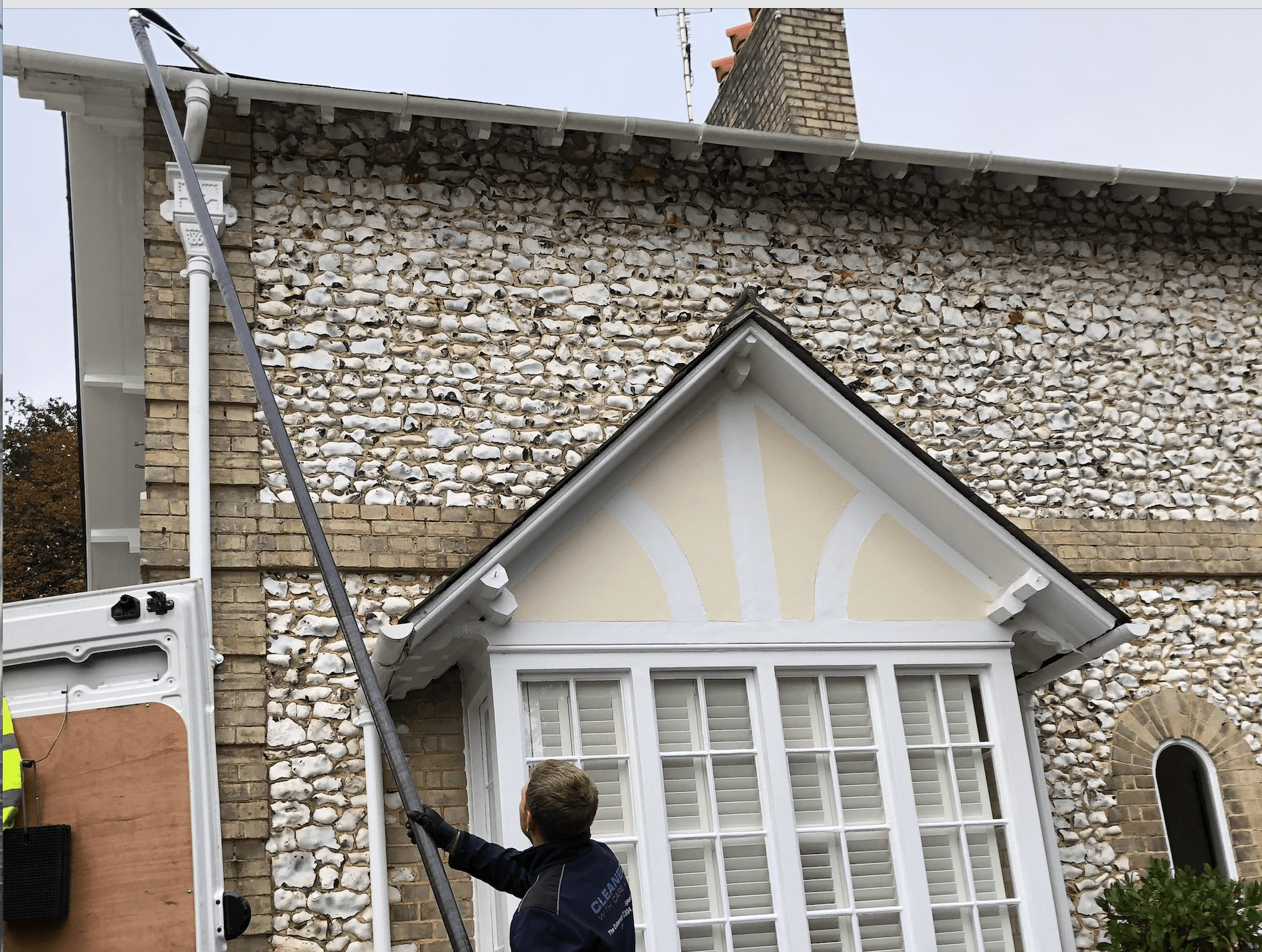 Professional gutter cleaning tools and equipment used by The Roof Moss Cleaners in Basingstoke
